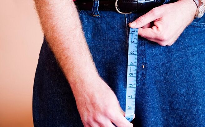 meranie veľkosti penisu